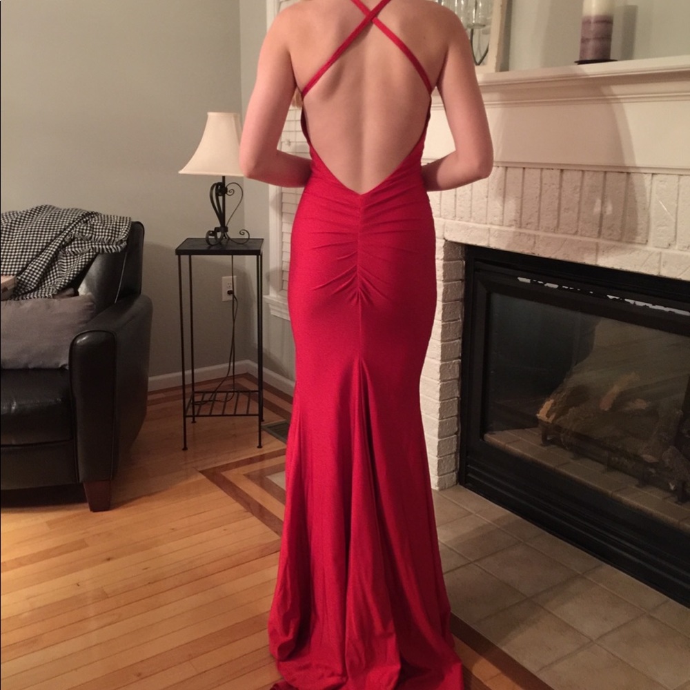 Red prom dress